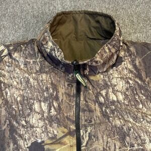 Remington Outdoor Reversible Hunting Jacket Mens XL‎ Mossy Oak Camouflage Coat